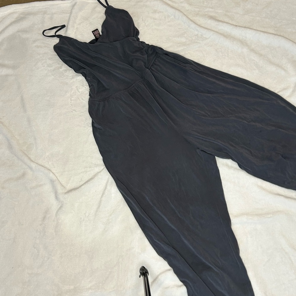 Victoria's Secret Charcoal Jumpsuit